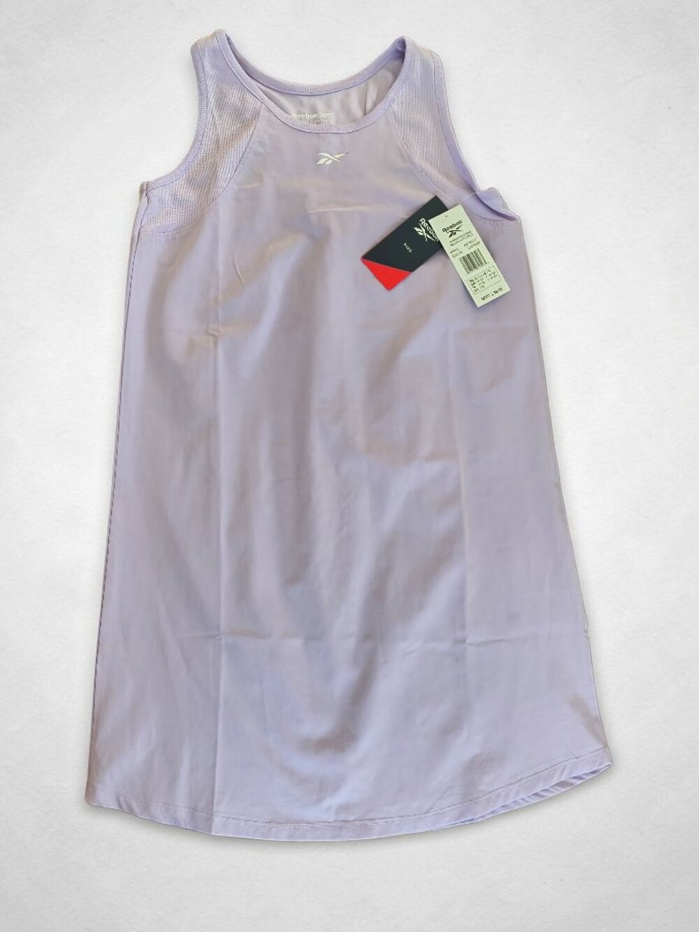NWT Reebok Girls XL (14/16) Lavender Athletic Dress Spandex Performance Activewe